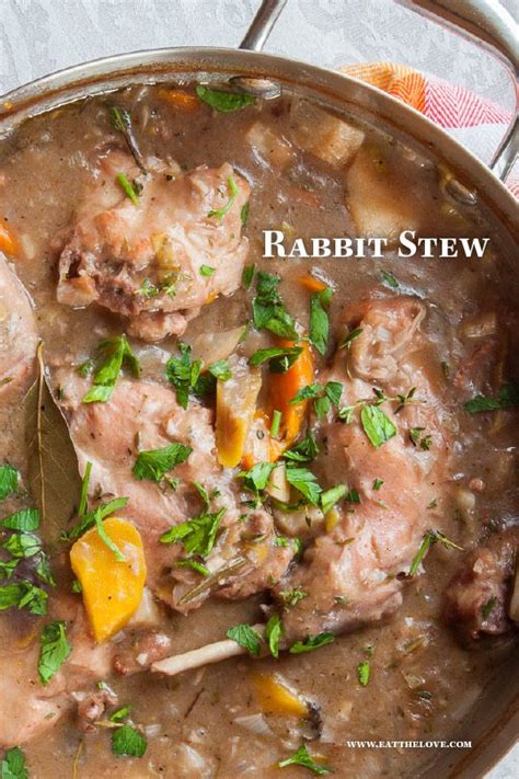 Rabbit Stew | Eat the Love | Stew recipes crockpot, Rabbit stew, Crockpot recipes beef