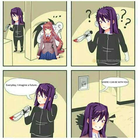 Yuri and Monika meme (no bulli intended) : DDLC | Literature club, Literature, Memes