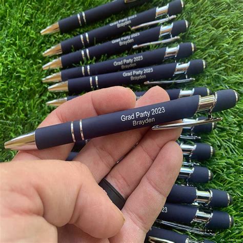 Personalized Laser Engraved Soft Touch Pens, Graduation 2023 Pens ...