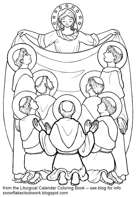 All Saints Day Coloring Pages - Coloring Home