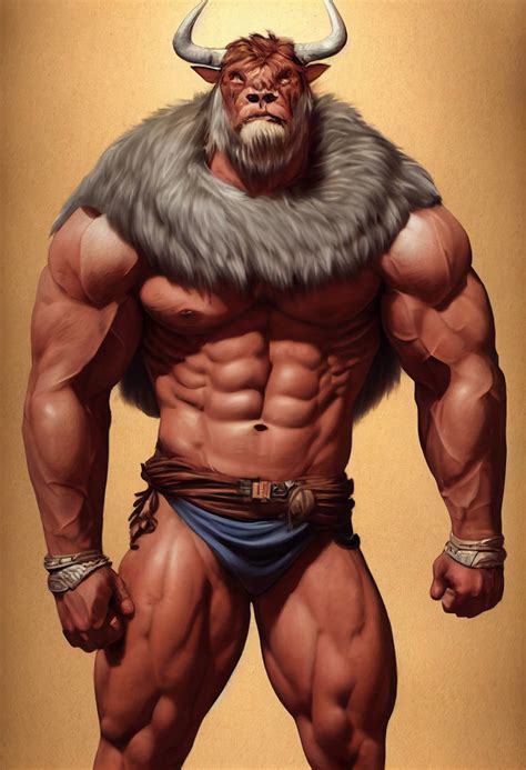 Minotaur Barbarian by UtauRadon on DeviantArt