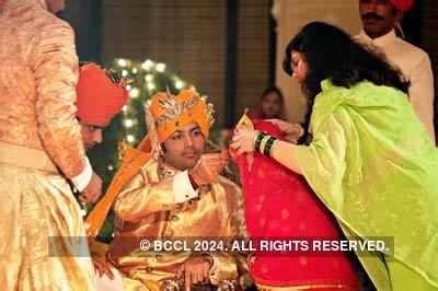 Prince of Jodhpur, Yuvraj Shivraj Singh during his wedding ceremony with Gayatri Kumari of Askot ...