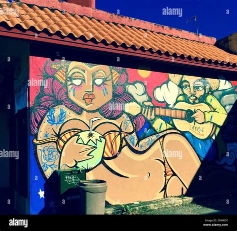 Wall art@ little Havana Miami Stock Photo - Alamy