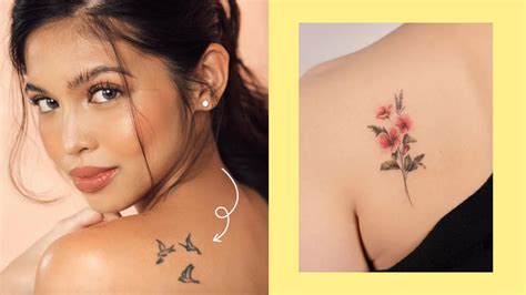 14 Super Cute Small Back Tattoos You'll Want To Try