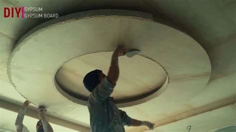 How to install modern gypsum ceiling DIY GYPSUM & GYPSUM BOARD - YouTube