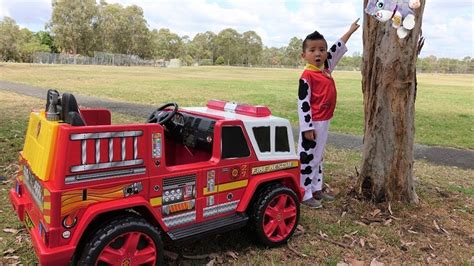 Paw Patrol Marshall NEW Fire Engine Ride On Rescue Cali From Tree Ckn Toys - Paw Patrol Marshall ...