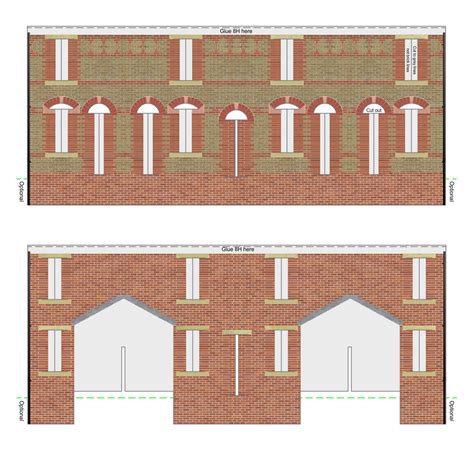 Printable N Scale Buildings