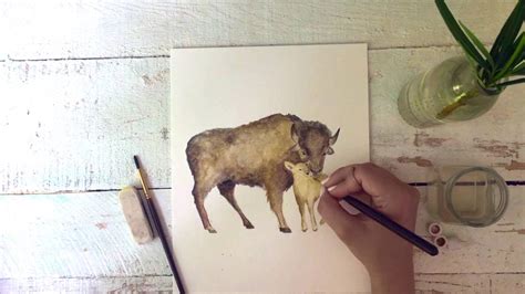 DIY Bison Painting - YouTube