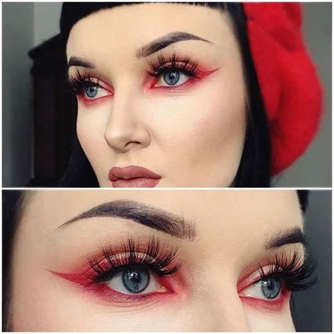 Red Eyeliner Makeup Looks: Bold and Brilliant | Looks halloween ...