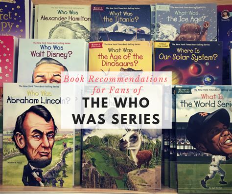 Book Recommendations for Kids Who Love the Who Was Series and TV Show ...