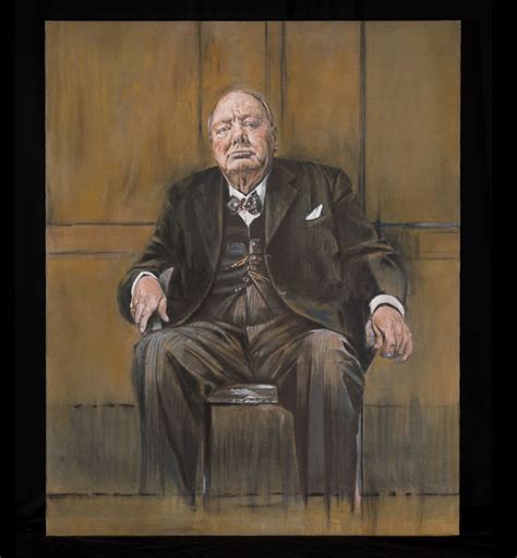 Oil Painting Of Winston Churchill at PaintingValley.com | Explore ...