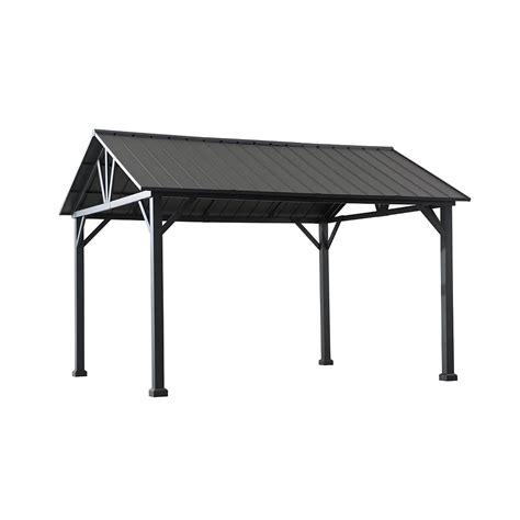 Hampton bay 10x12 Steel Pavilion Gazebo | The Home Depot Canada