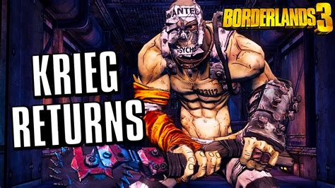 KRIEG The Psycho RETURNS In Borderlands 3 (ALL Echo Recordings) - YouTube