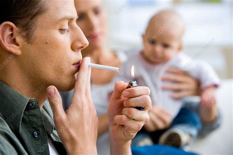 Passive smoking - Stock Image - C031/4555 - Science Photo Library