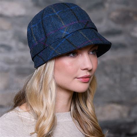 Skye Blue Women's Tweed Hat | Shamrockgift.com