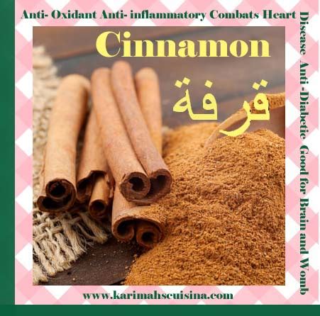 CINNAMON ANTI INFLAMMATORY ANTI DIABETIC ANTI FUNGAL ANTI VIRUS ETC ...