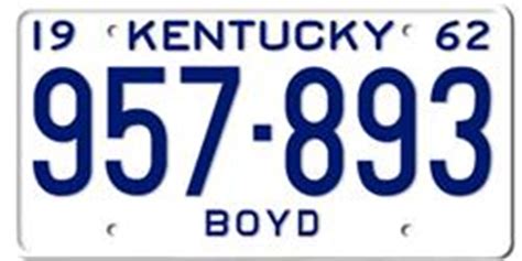 Kentucky License Plates - LICENSEPLATES.TV