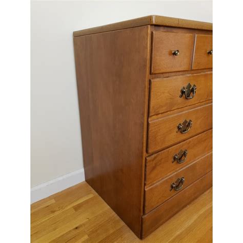 Vintage Ethan Allen Heirloom Collection Maple Dresser | Chairish