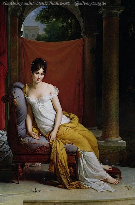 Portrait of Madame Recamier by Francois Gerard 1802. | Painting, Fine art, Artist