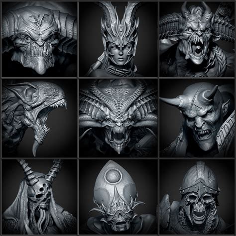 Face Artwork, Evil Tattoos, Evil Demons, Satanic Art, Evil Art, Monster ...