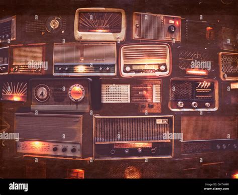 Classic Radio sets Stock Photo - Alamy