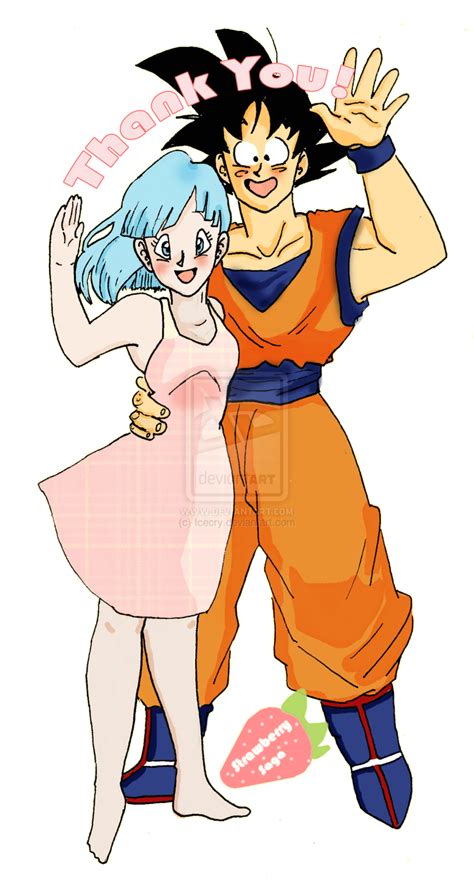 Love, Goku and Bulma by Icecry.deviantart.com on @deviantART | just ...