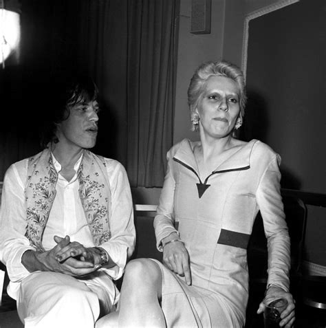 Mick Jagger and Angie (Angela Bowie) / 1973 : OldSchoolCool