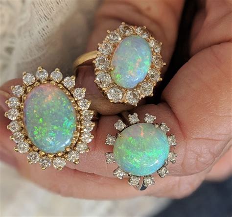 Not just for October | Australian opal jewelry, Natural opal jewelry ...