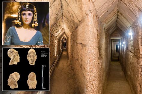 Lost tomb of Cleopatra 'may be hidden at end of mystery tunnel' found under Ancient Egyptian ...