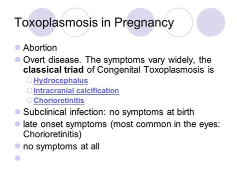 Toxoplasma Gondii: Clinical Findings - Parasitic Infections - AntiinfectiveMeds.com