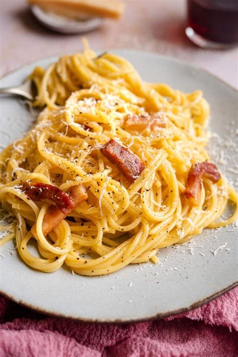 Spaghetti alla Carbonara (Authentic Recipe!) | Recipe | Carbonara recipe, Italian recipes, Carbonara