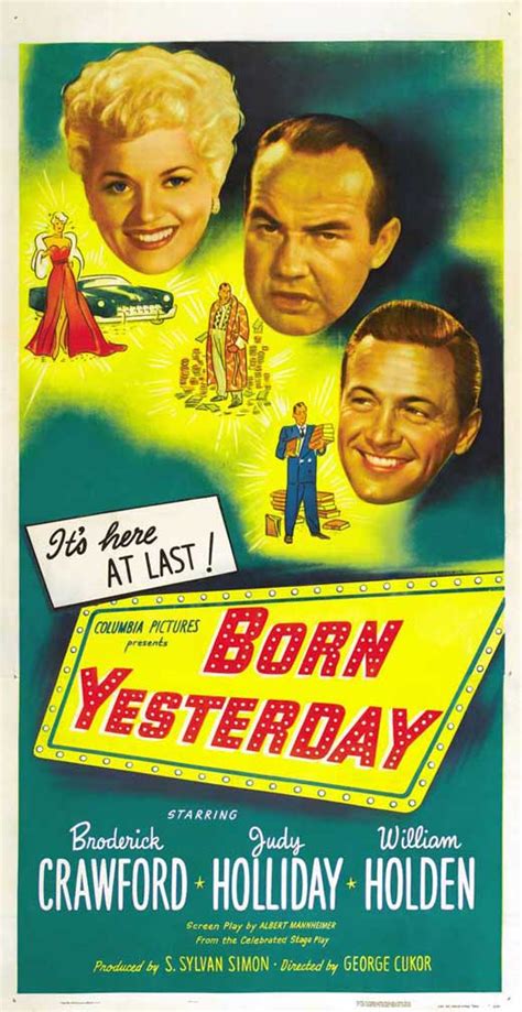 All Posters for Born Yesterday at Movie Poster Shop