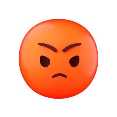 🙁 Angry Emoji - Royalty-Free GIF - Animated Sticker - Free PNG - Animated Icon