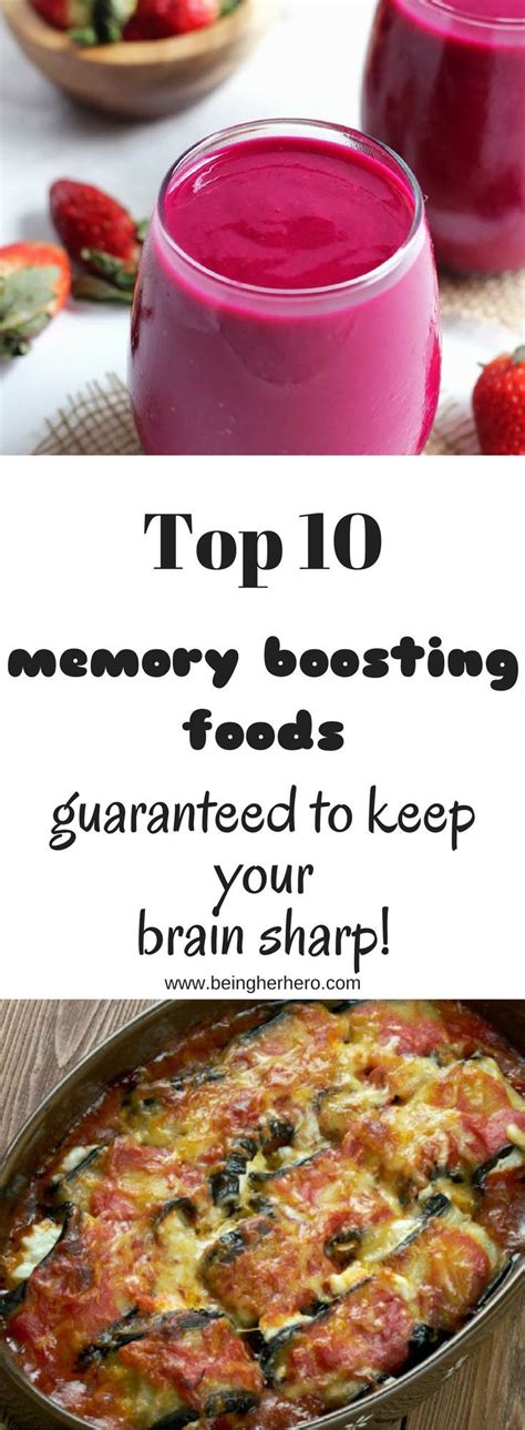 Top 10 memory boosting foods guaranteed to keep your brain sharp! – Being her hero | Memory ...