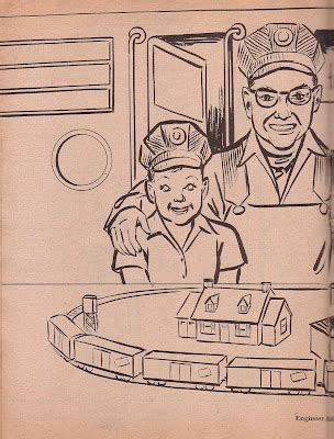 Uncle Glen's Lounge Party: Engineer Bill: Cartoon Express Coloring Book