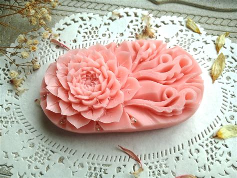 Hand Carved Lotus Soap Decorative Flower Soap Thai Pink - Etsy