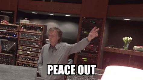 Peace Out GIF by Paul McCartney - Find & Share on GIPHY