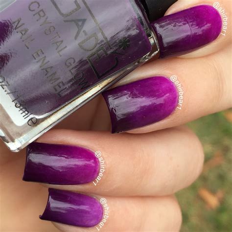 Purple gradient nails | Purple gradient nails, Nails, Nail arts