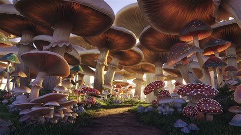 Mushroom Forest - Andrei Serghiuta - Freelance 3D ArtistAndrei ...