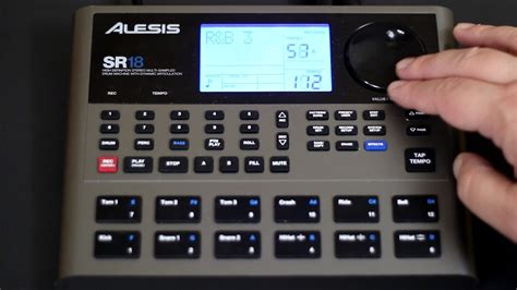 Alesis SR18 - a few pattern demos - YouTube