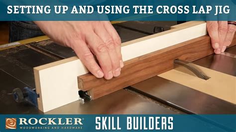 How to Cut Cross Lap Joints | Rockler Skill Builders - YouTube