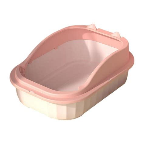 Cat Litter Tray,Open Top Cats Litter Box With High Sides Large,Open Air ...