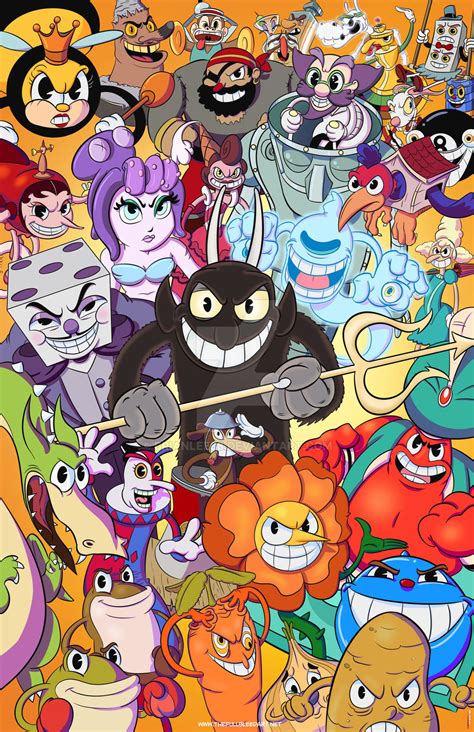 Cuphead Bosses Fan Piece - Final by BrianLee88 on DeviantArt