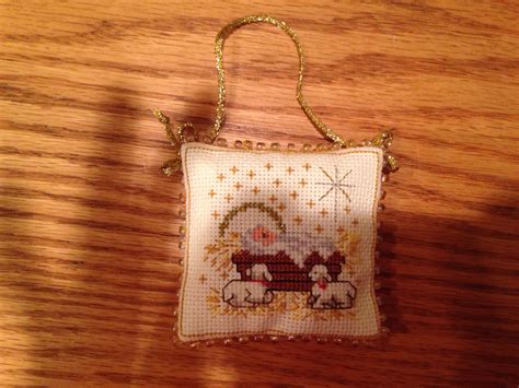 Cross stitch nativity Christmas ornament | Christmas cross stitch ...