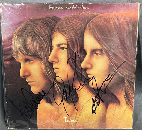 Emerson Lake & Palmer Trilogy Record Album 3x Hand Signed - Etsy