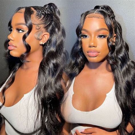 Klaiyi 250% Density 5x5 HD Lace Closure Glueless Wig Body Wave Virgin Human Hair in 2022 | Full ...