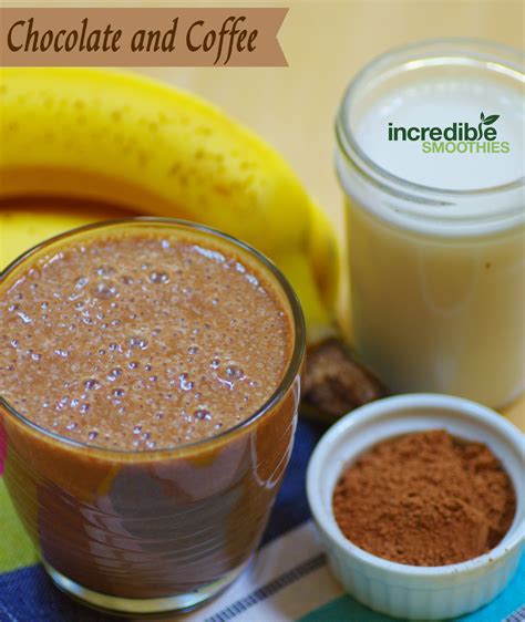 Coffee and Chocolate -2 bananas, peeled -1 tablespoon cacao powder -1/2 teaspoon instant coffee ...