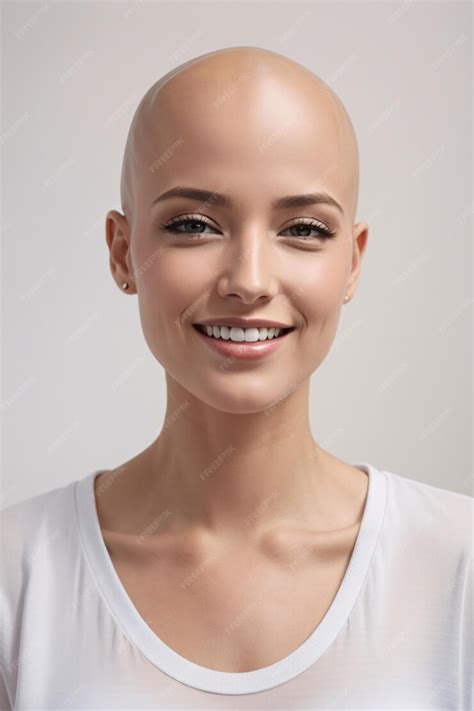 Premium AI Image | Bald Woman for Breast Cancer Awareness Poster Banner