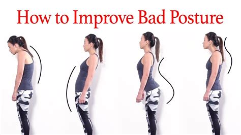 How to Improve Bad Posture & Look Tall - Exercises & Causes | Joanna Soh - YouTube