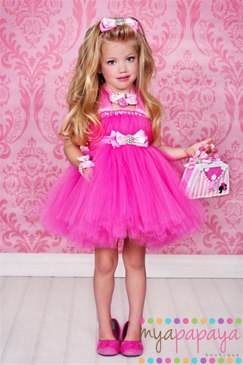 Barbie Inspired Costume Tutu Dress 12months5t by MyaPapayaBoutique, $159.98 | Barbie costume ...